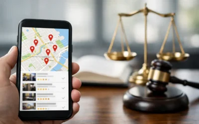 Google Maps Ranking Example for Law Firms